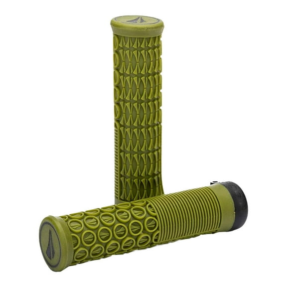 SDG Thrice 33 Lock-On MTB Grips - Olive Green