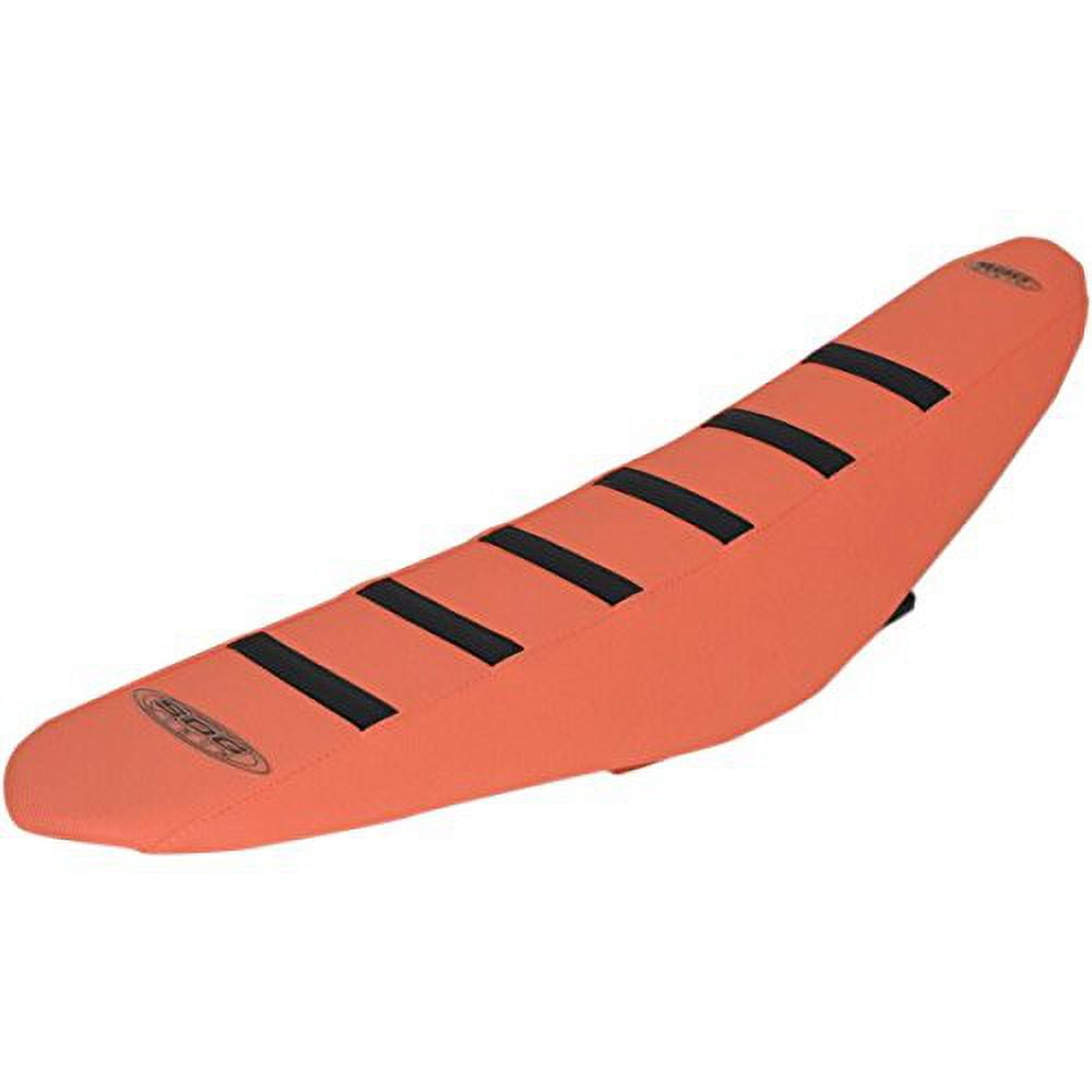 SDG USA 6Rib Gripper Seat Cover Orange Cover/Black Ribs