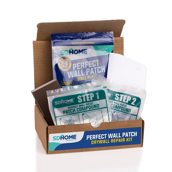 SDHome Perfect Wall Patch Drywall Repair Kit - Repairs Large Holes with Ease