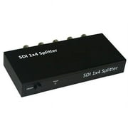 SDI Splitter 3G-SDI HD-SDI SD-SDI 1 input 4 outputs AC adapter