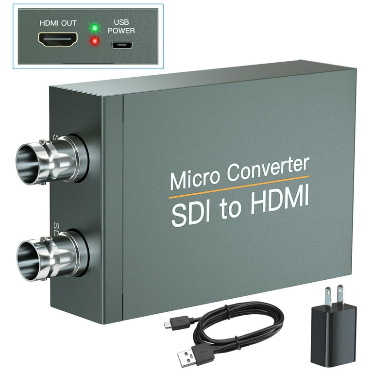 SDI to HDMI Digital Video Converter with SDI Loop Out, 1080P