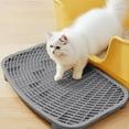 thumbnail image 1 of Double-Layer Cat Litter Mat, Anti-Splash and Anti-Tracking, Foot Rubbing Control Sand Mat for Cat Toilet Litter Box, Gray TeashCHAT, 1 of 6