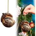 thumbnail image 1 of SDJMA Forest Animal Acorn Ornaments - Cozy Forest Christmas Ornaments,Acrylic Cute Forest Animal Christmas Trees Hanging Decorations,Rustic Nature-Themed Home Decor,Animal Lovers Gift (Hedgehog), 1 of 6