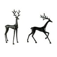 thumbnail image 1 of SDJMA Reindeer Christmas Decorations - Set of 2 Black Reindeer Statues,Modern Christmas Table Decorations,Xmas Deer Figurines,Elegant Indoor Holiday Decor for Mantel Living Room Bedroom Office, 1 of 7