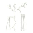 thumbnail image 1 of SDJMA Reindeer Statues Resin Deer Sculpture - White Finish European-Style Modern Decorations,Christmas Tabletop Ornaments for Mantel Fireplace Living Room Bedroom Home Decor,Set of 2, 1 of 9