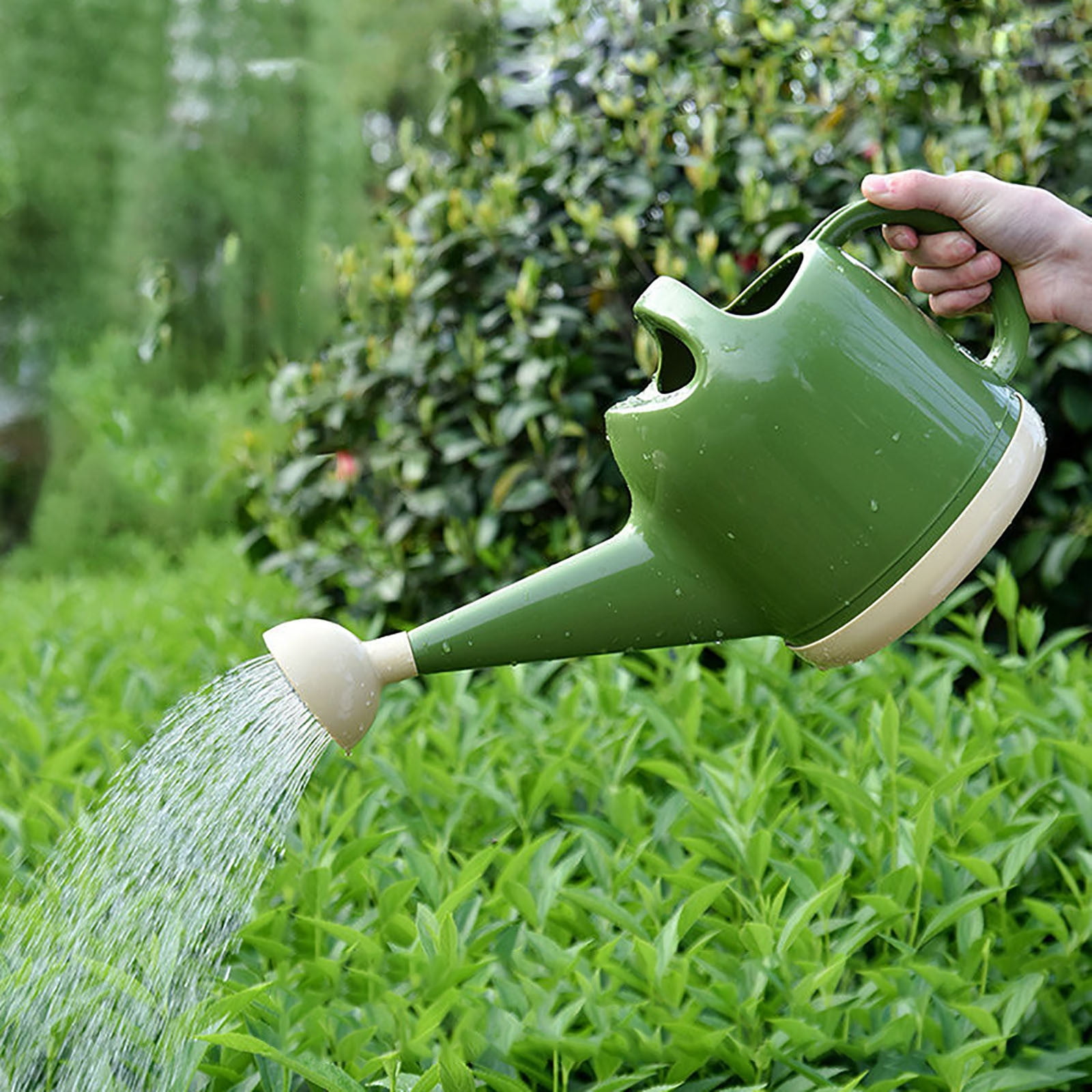 SDJMa 1 Gallon Watering Can for Indoor/Outdoor Plants with Long Spout