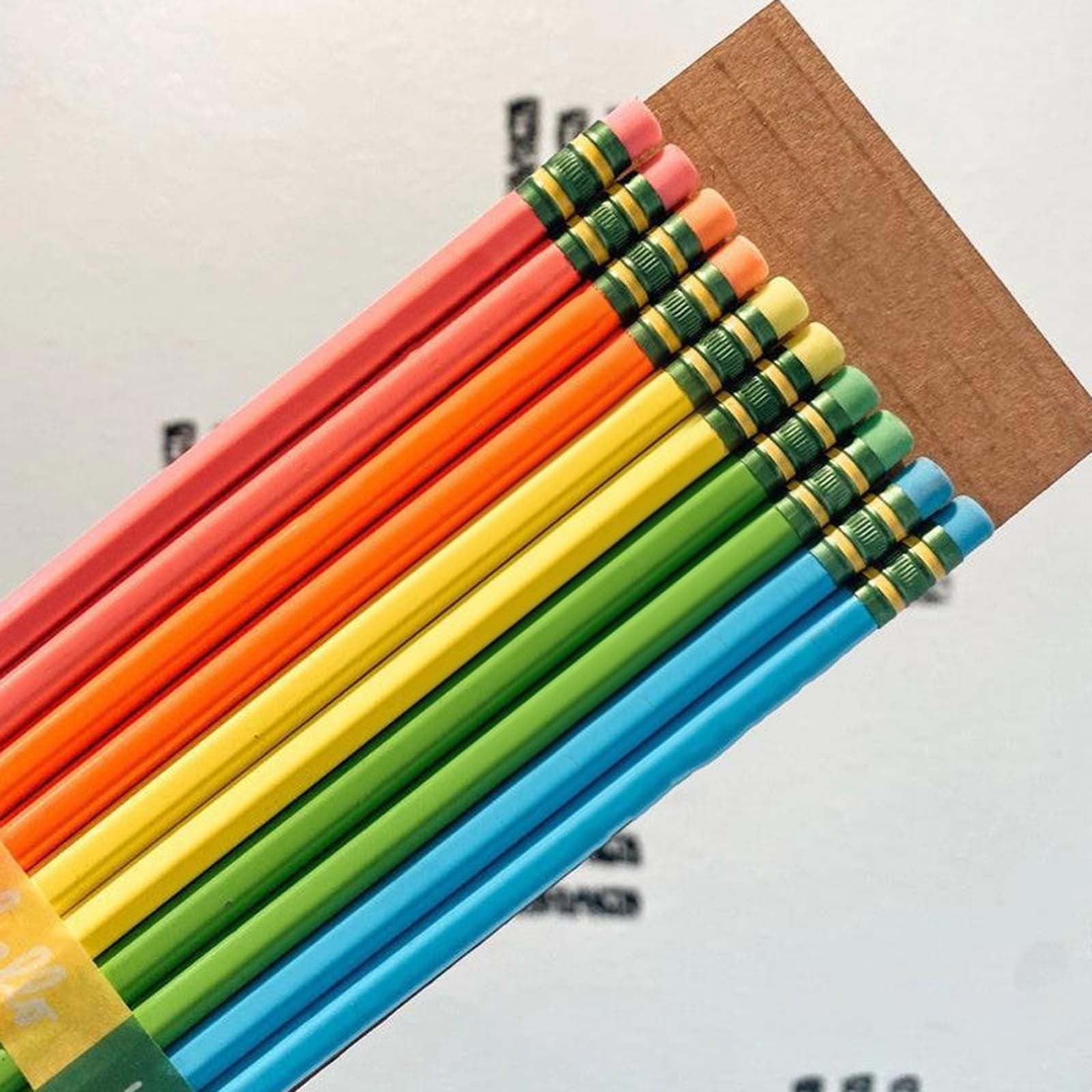 SDJMa 10 Pieces Inspirational Pencils Compliment Pencil Set Cute Pencils with Motivational