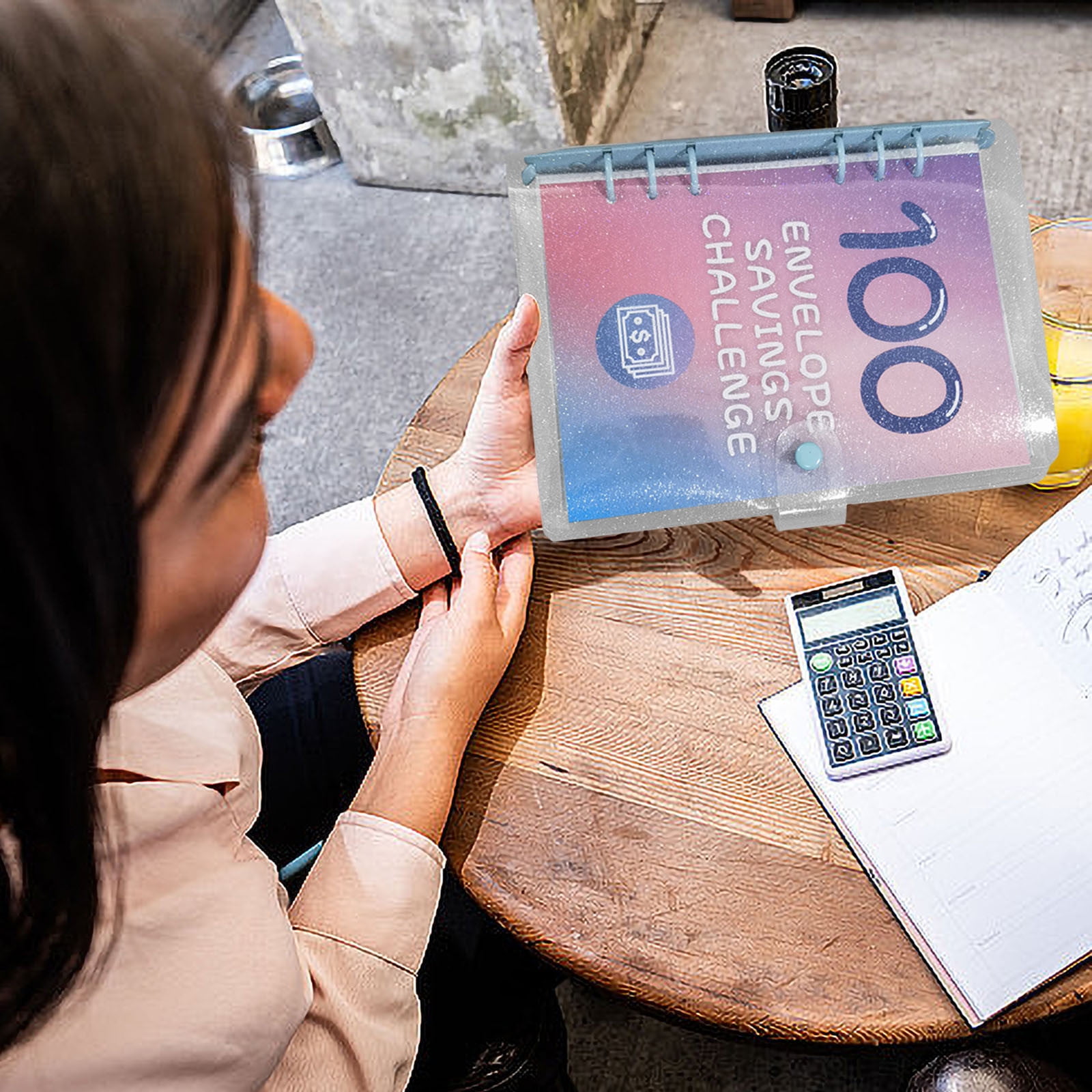 SDJMa 100 Envelopes Money Saving Challenge, Savings Challenges Book