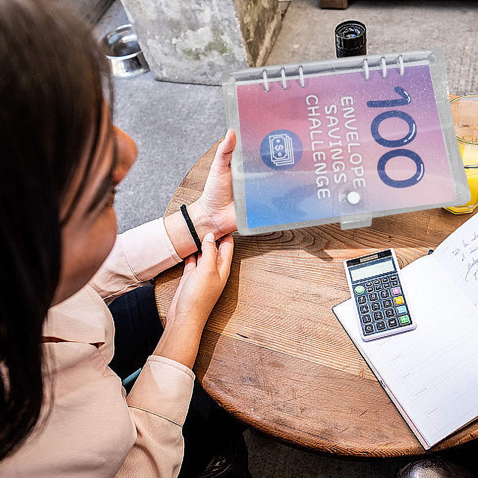 SDJMa 100 Envelopes Money Saving Challenge, Savings Challenges Book