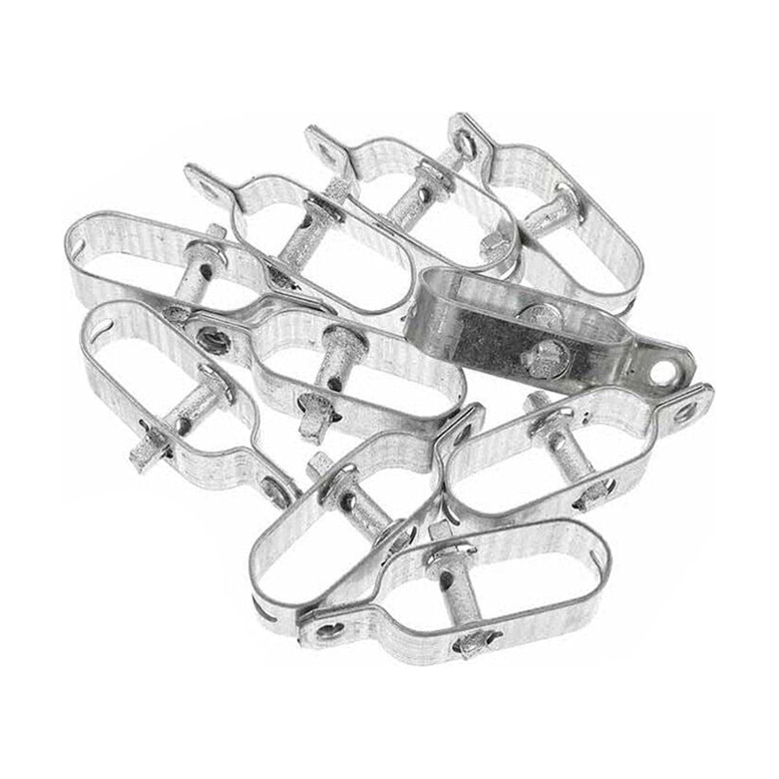 SDJMa 10pcs Wire Tensioner Iron Steel Tighteners Wire Rope Tightener