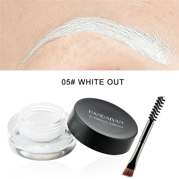 SDJMa 12 Colors Eyebrow Pomade Full-pigmented Long Lasting Waterproof Eyebrow Cream Gel Filling & Shaping Tinted Eyebrows Enhancers with Brush for Daily or Cosplay