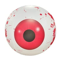 SDJMa 15.7in Giant Inflatable Eyeball, Blow Up Scary Eyeball Decoration for Indoor Outdoor Halloween Party Home Garden Yard Lawn Decor