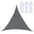 thumbnail image 1 of SDJMa 2.4m x 2.4m x 2.4m Triangle Waterproof SunShade, UV Block Water Resistant Sun Shade Sail Canopy Awning Shelter for Backyard Yard Deck Patio Garden Outdoor Activities and Facility, 1 of 9
