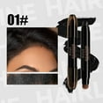 thumbnail image 1 of SDJMa 2-Pack Dual-Ended Hairline Pencils – Brush & Precision Tip for Gray Coverage & Contouring (Black), 1 of 5