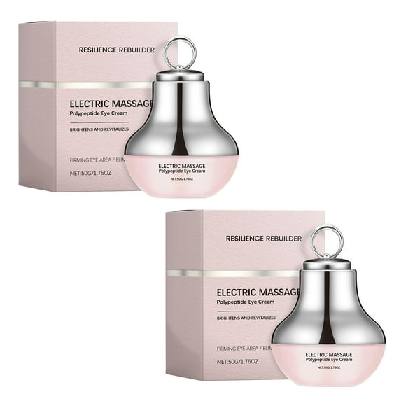 SDJMa 2 Pack Electric Eye Cream with Vibration Massage - Anti-Aging, Dark Circle & Fine Line Reduction - Firming & Moisturizing