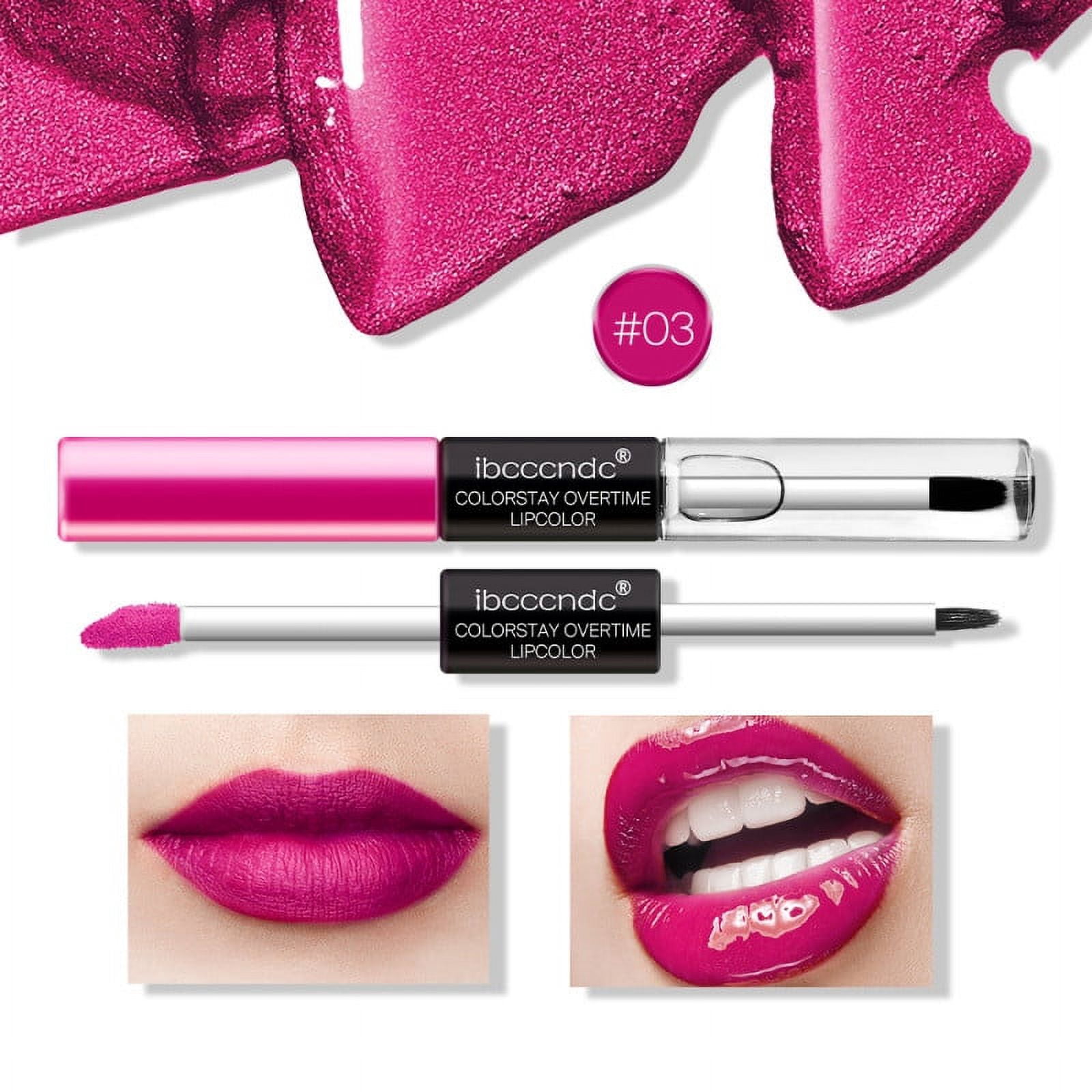SDJMa 2 in1 Lipstick and Lipgloss Hydrating All Day Coverage, Instant