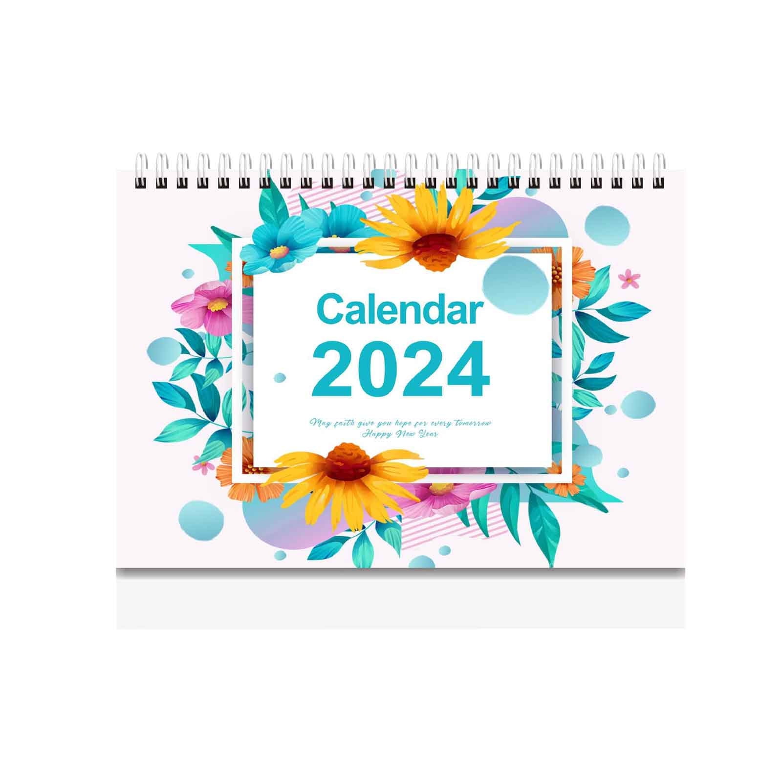 SDJMa 2025 Desk Calendar Standing Flip Desktop Calendar 2025, January