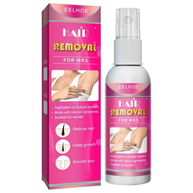 SDJMa 20ml Hair Removal Spray for Women Men Natural Hair Removal Spray Hair Growth Inhibitor Gentle Hair Removal Spray for Underarm Private Parts