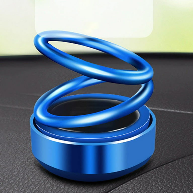 SDJMa 2pcs Portable Kinetic Molecular Heater - Mini Kinetic Heater - Double  Ring Levitation Rotating Perfume - Kinetic Heater For Car Home for Home Car  Ehicles Living Rooms Bathrooms (Blue) 