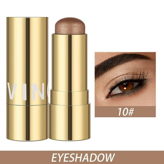 SDJMa 3 in 1 Multi Stick Makeup, Versatile Lip and Cheek Tint Highlighter Stick Waterproof Long Lasting Cream Contour Stick Stick Illuminator Stick Makeup Stick for Eyes Lips