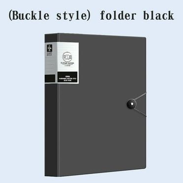 SDJMa 30 Page A4 Presentation Binder with Plastic Sleeves Bound Sheet Protector Folder Insert Test Paper Booklet for Artwork, Report Sheet,Letter(Black,Sky Blue,Pink,White,Purple)