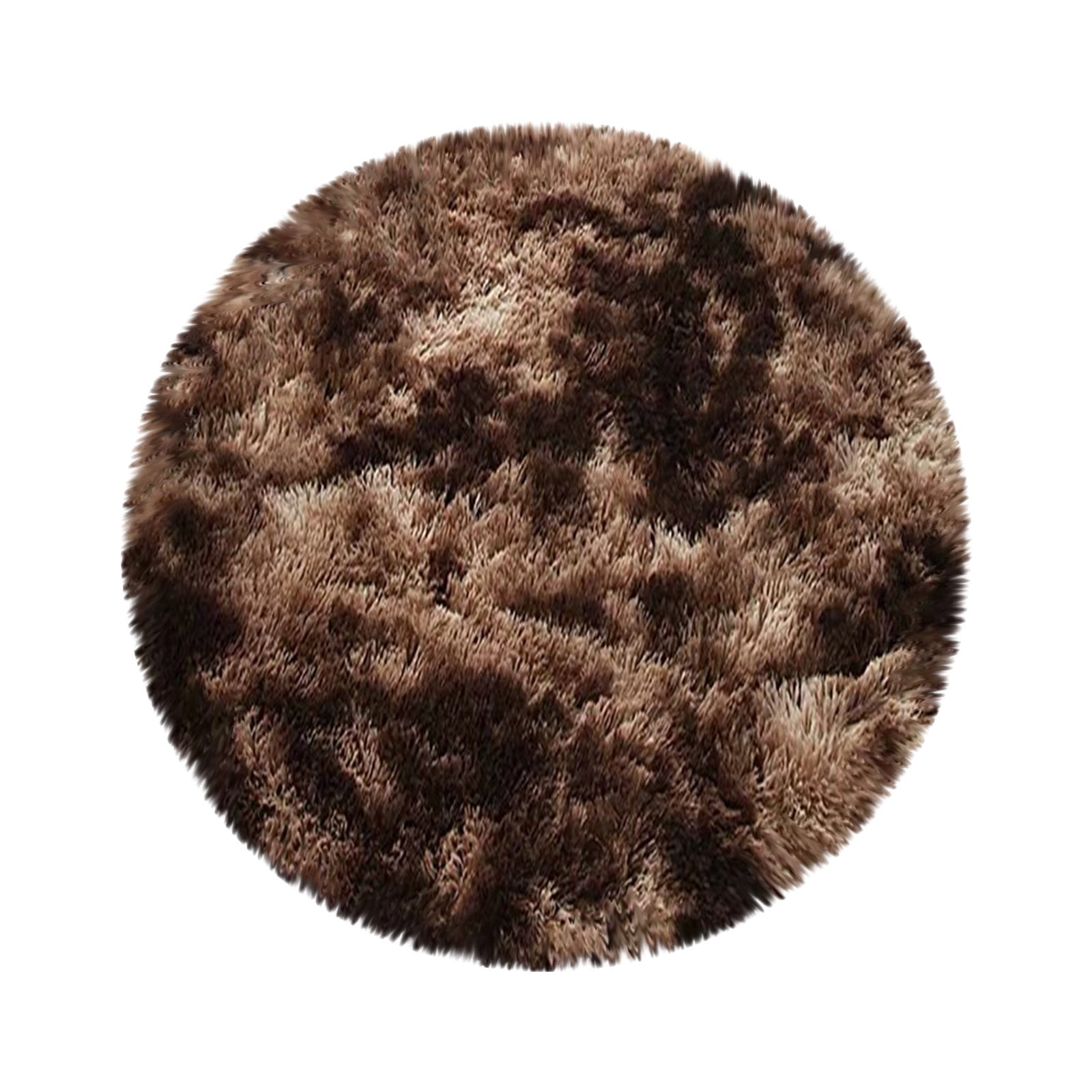 SDJMa 39 Inch Soft Round Rug for Bedroom Modern Fluffy Circle Carpet