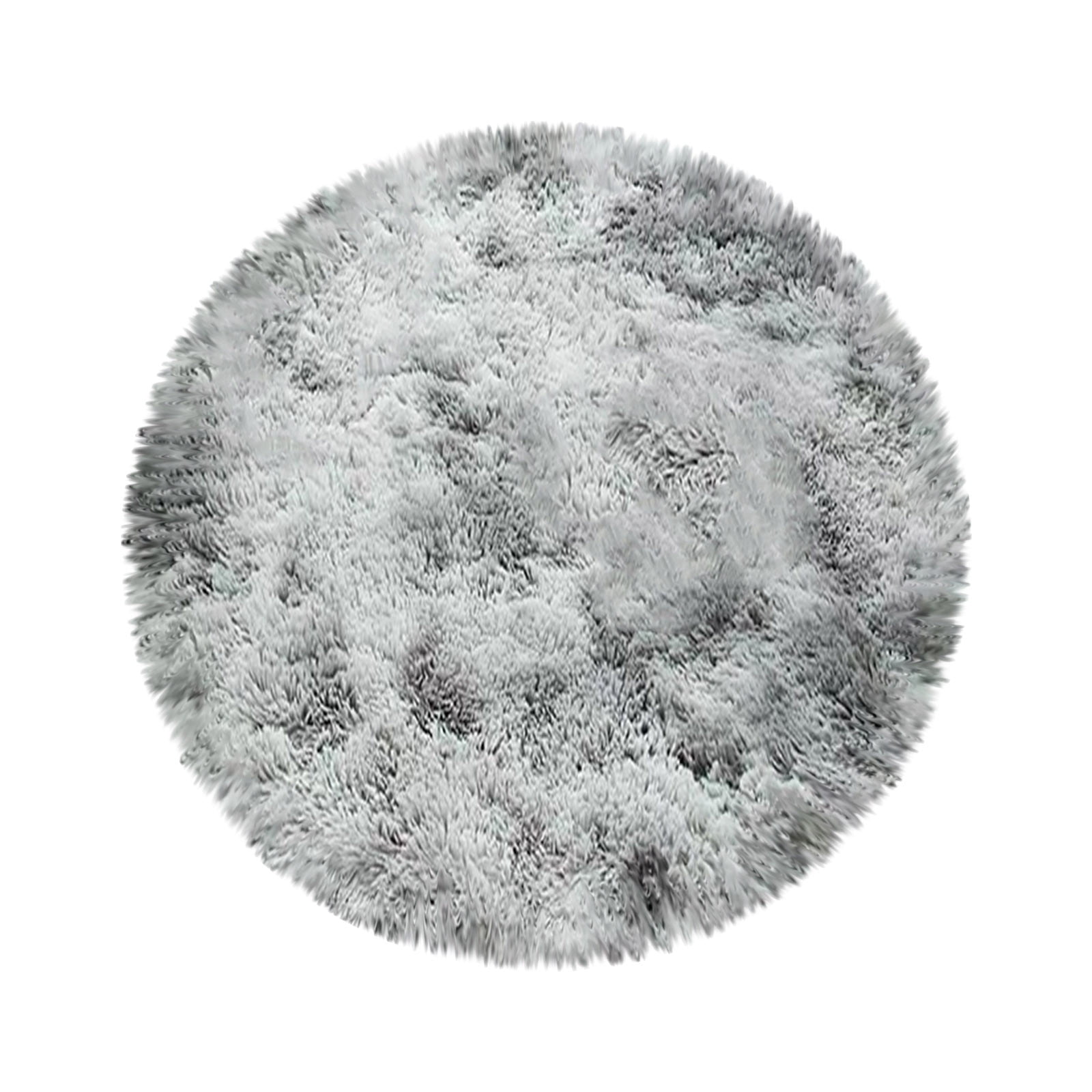 SDJMa 39 Inch Soft Round Rug for Bedroom Modern Fluffy Circle Carpet