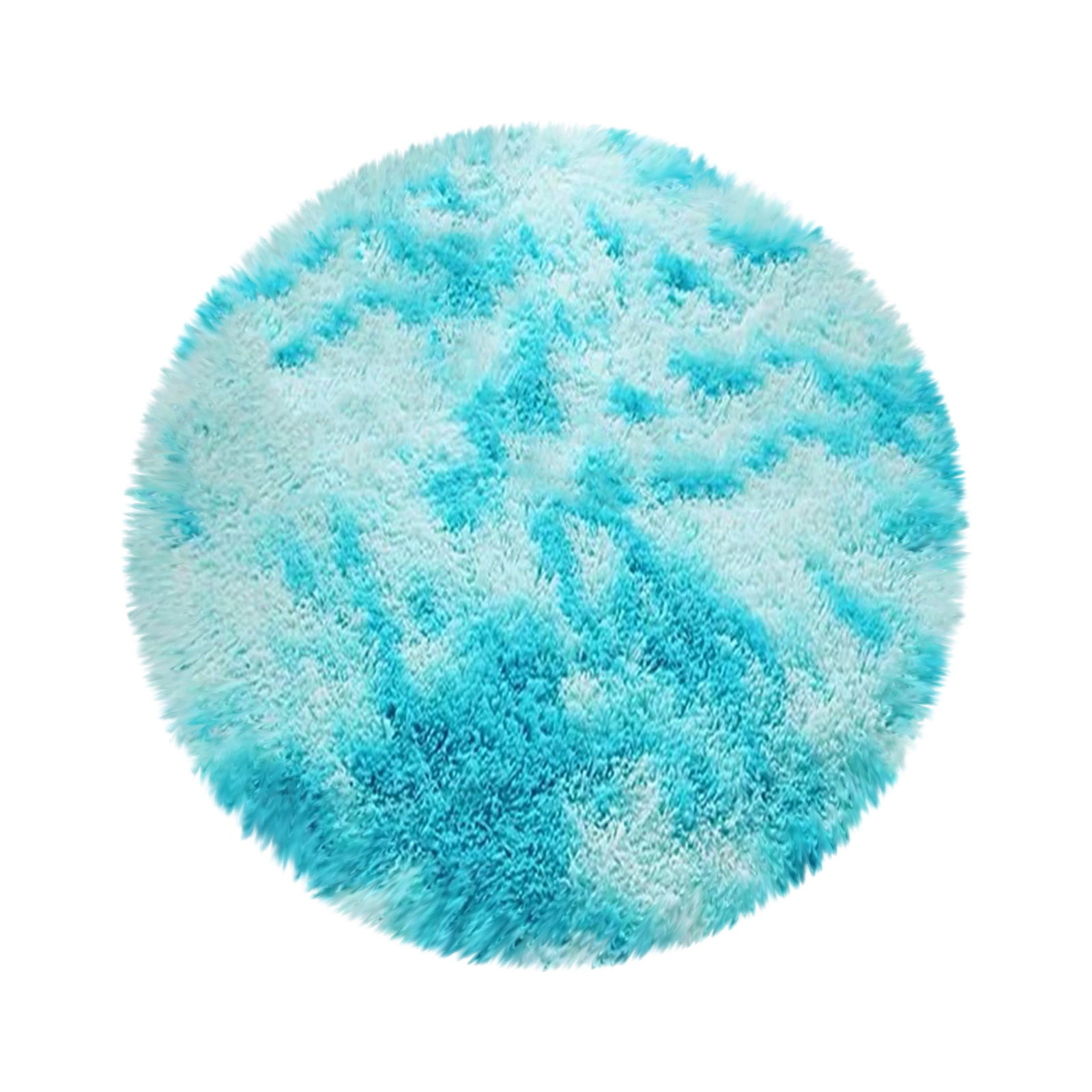 SDJMa 39 Inch Soft Round Rug for Bedroom Modern Fluffy Circle Carpet