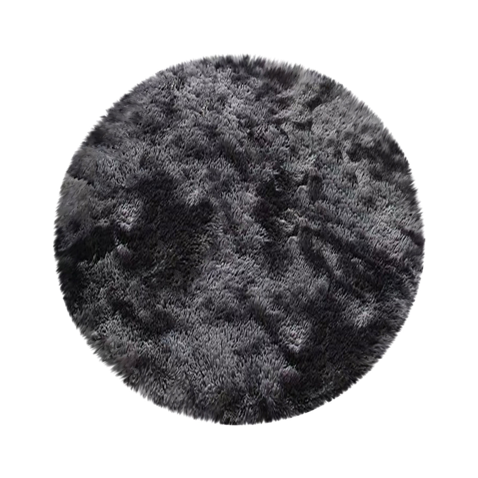 SDJMa 39 Inch Soft Round Rug for Bedroom Modern Fluffy Circle Carpet ...