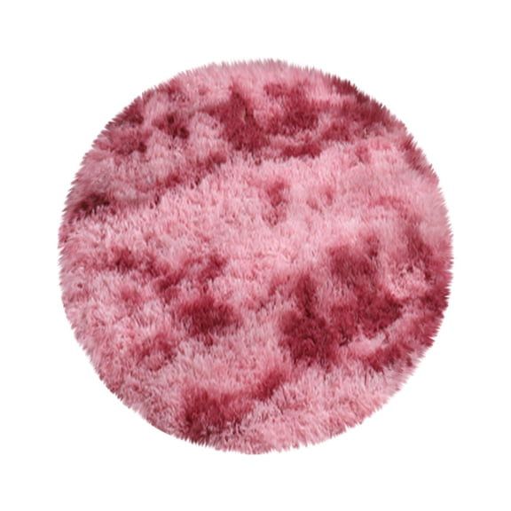 SDJMa 39 Inch Soft Round Rug for Bedroom Modern Fluffy Circle Carpet for Kids Girls Baby Room Shag Rug Indoor Shaggy Plush Circular Nursery Rugs Cute Cozy Area Rugs for Living Room