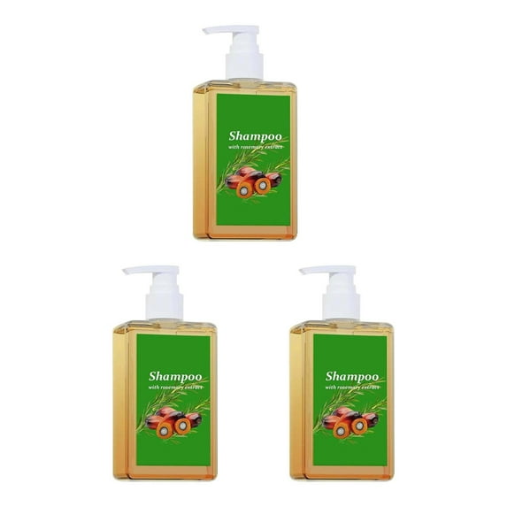 SDJMa 3PCS Rosemary Shampoo for Hair Strength & Softness, Gentle Formula for All Hair Types, Sulfate-Free & Nourishing, 100ml