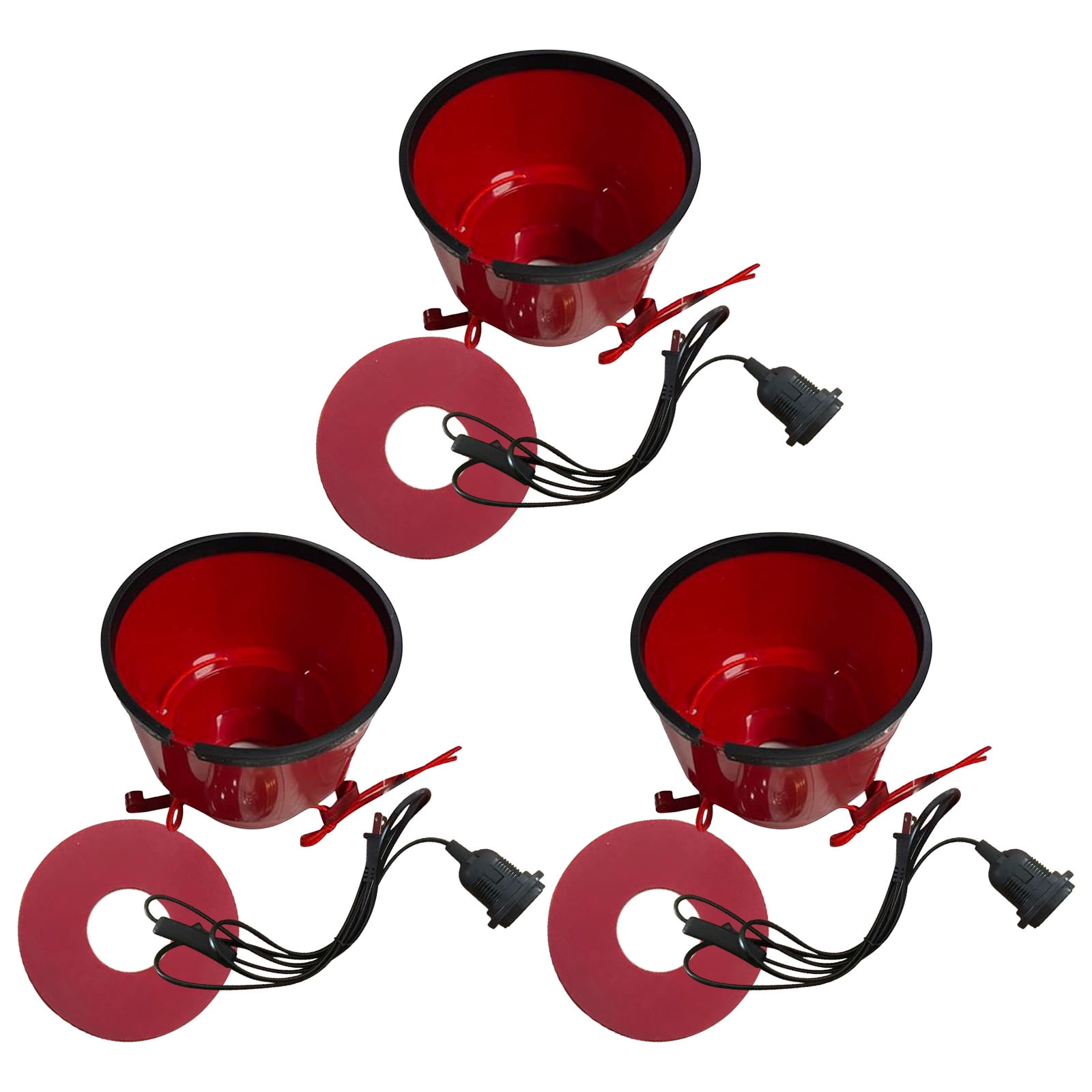 SDJMa 3pc Hummingbird Feeder Heater, Heated Feeders for Outdoors,Bird