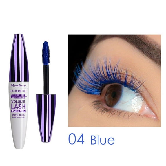 SDJMa 5D Mascara -Waterproof Smudge-Proof Color Mascara for Eyelashes, for Women Girl Eye Makeup， Perfect for Parties,cosplay