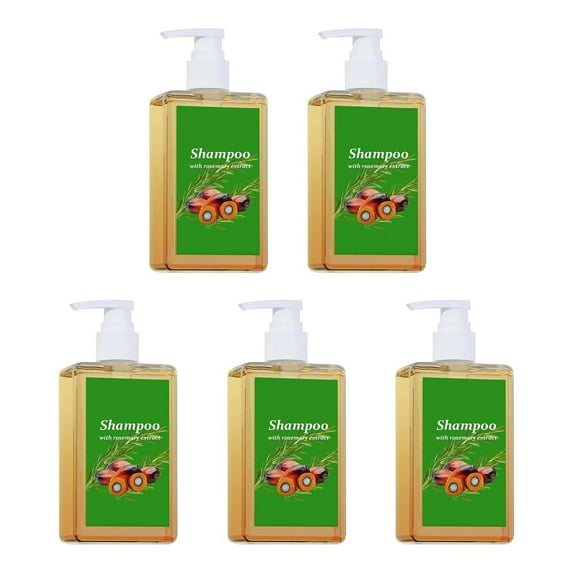 SDJMa 5PCS Rosemary Shampoo for Hair Strength & Softness, Gentle Formula for All Hair Types, Sulfate-Free & Nourishing, 100ml