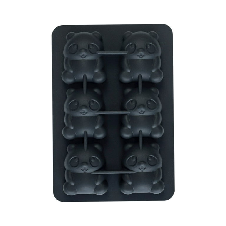 SDJMa 6 Cavities Racoon Chocolate Candy Silicone Mold Gummy Fat