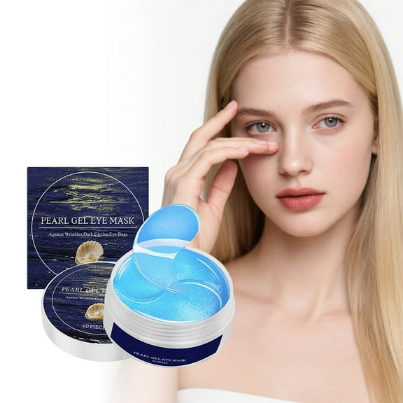 SDJMa 60 Pairs Hyaluronic Acid Hydrogel Eye Patches, Under Eye Mask for Bags, Dark Circles, and Hydration