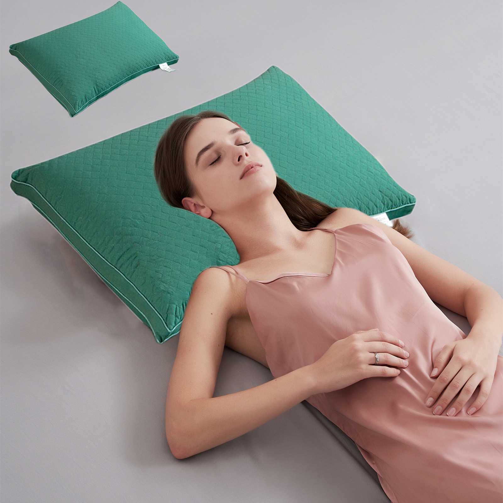 SDJMa Ai Cao Chinese Style Pillow Neck Pillow Neck Pain Relief Pillow Neck Pillow Activating Collaterals and Calming Nerves To Help Men And Women