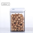 thumbnail image 1 of SDJMa Airtight Food Storage Containers, BPA Free Plastic Kitchen and Pantry Organization Canisters with Lids for Cereal, Dry Food, Flour and Sugar(1100ml), 1 of 8