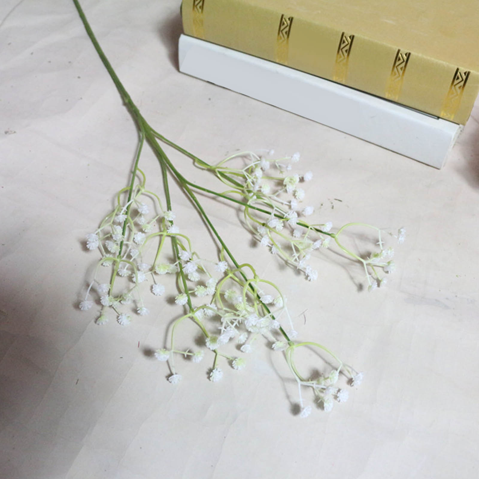 SDJMa Artificial Baby Breath Gypsophila Flowers Bouquets Real Touch Flowers for Wedding Party DIY Wreath Floral Arrangement Home Decoration (White) - image 1 of 9