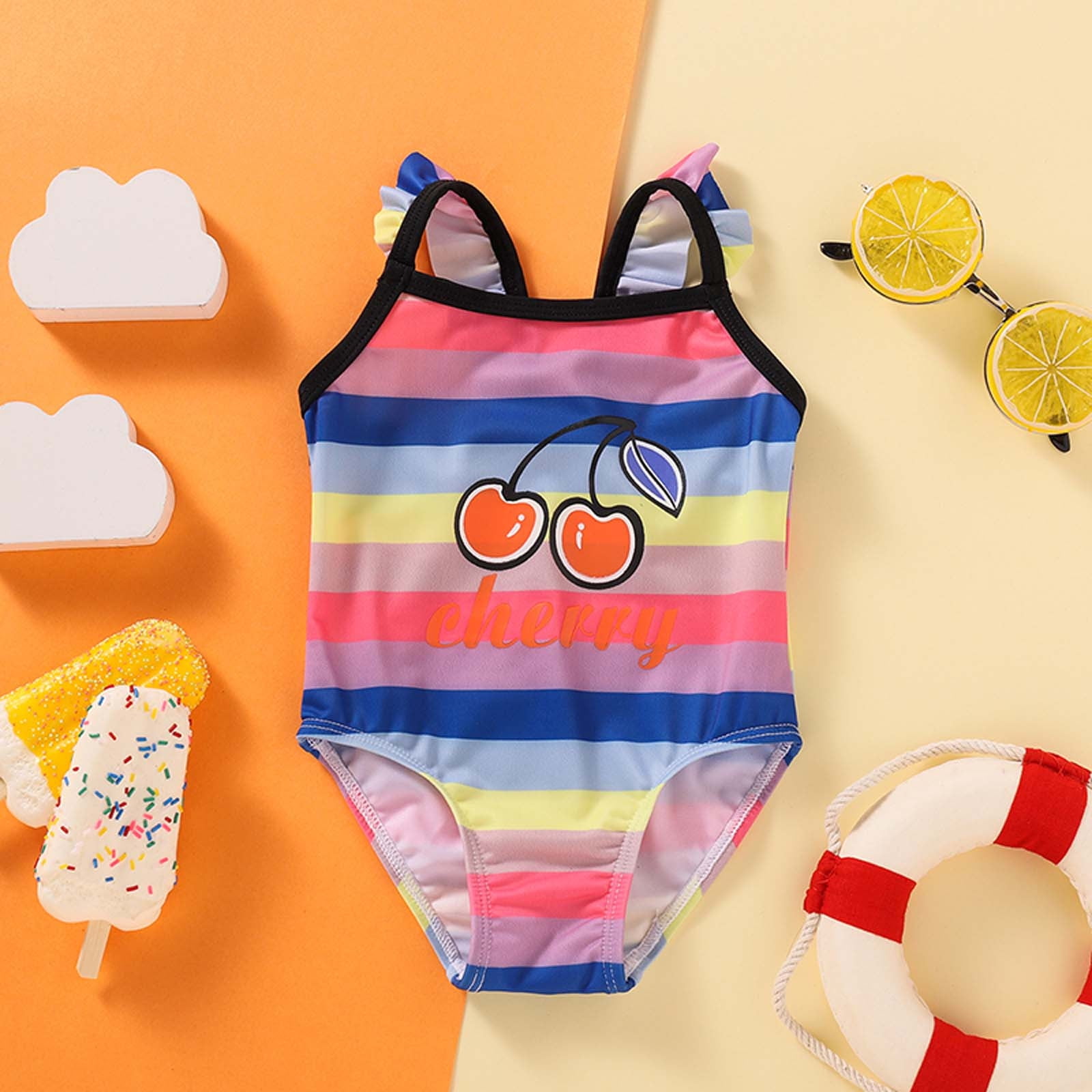 SDJMa Baby Girl Bathing Suit Baby Girl Bathing Suit Toddler Kids Girls