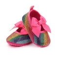 thumbnail image 1 of SDJMa Baby Girls Bowknot Crystal Drill Point Shoe Soft First Walking Princess Shoe, 1 of 1