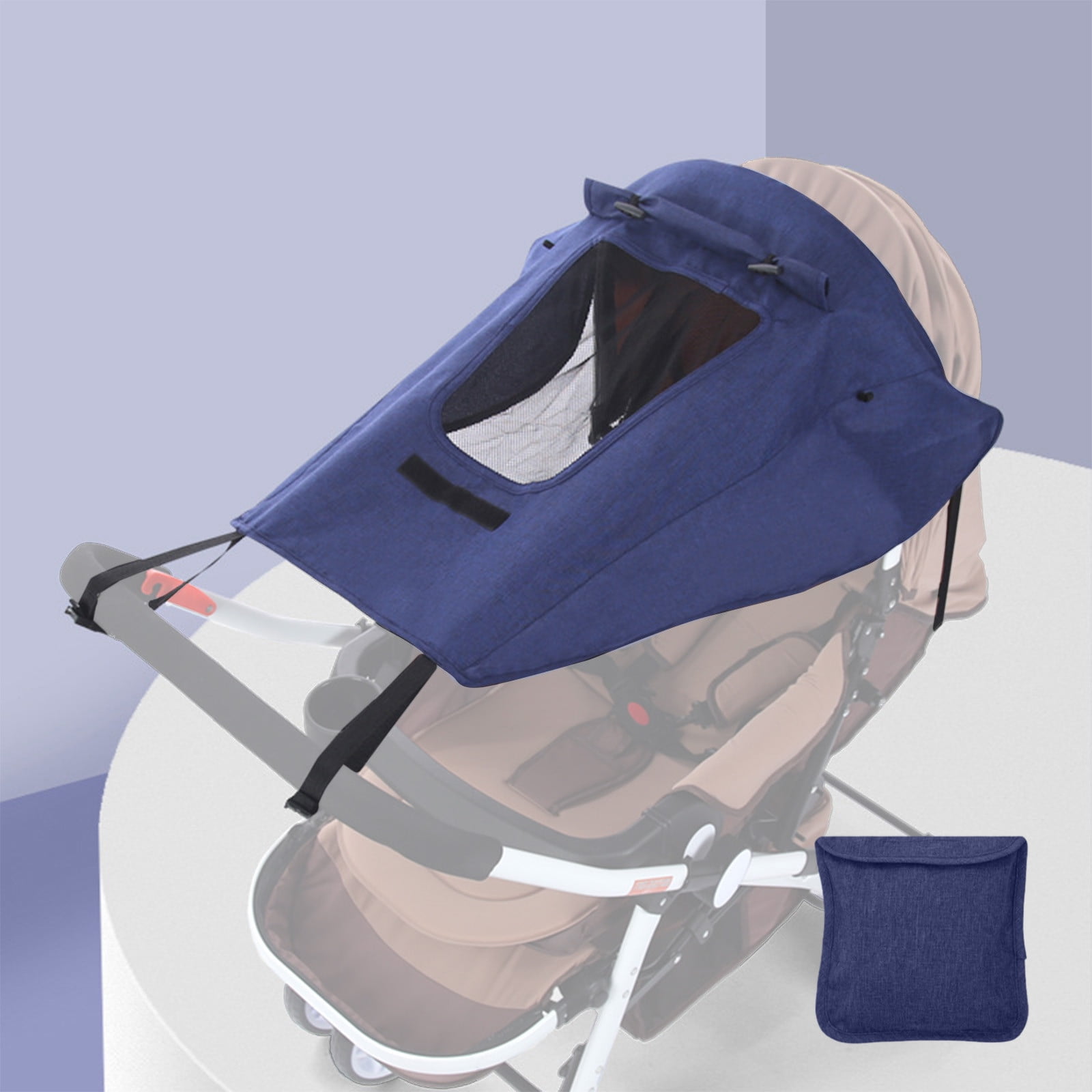 SDJMa Baby Stroller Sun Shade Universal Sun Protector Shade Blackout Cover Breathable Stroller