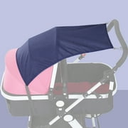 SDJMa Baby Stroller Sunshade, Uv Protection Sunscreen, Universal Light Blocking, Sunshade Accessories,Protect Your Little One from Sun and Rain with Our High-View Stroller Shade Extender and Cover