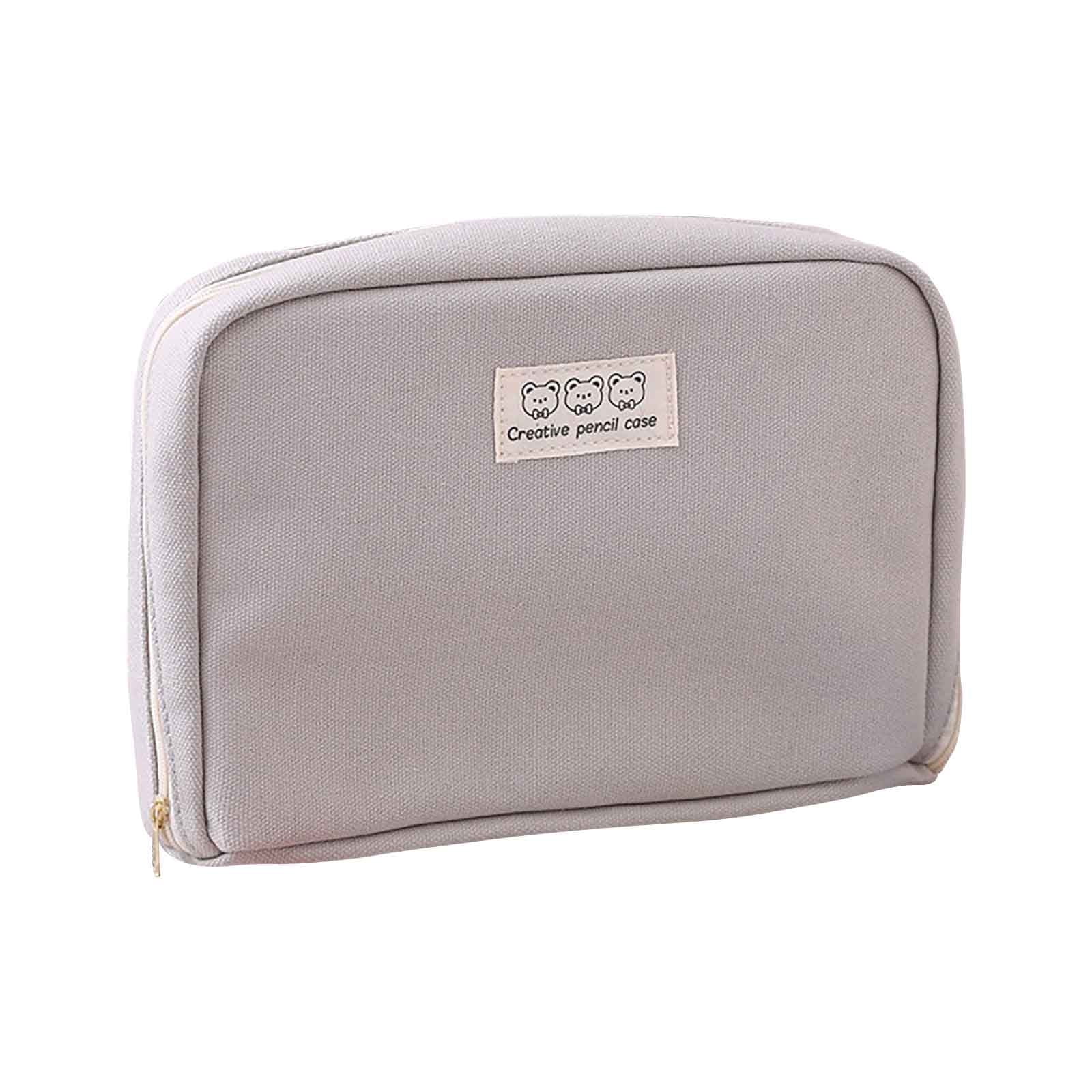 SDJMa Big Capacity Storage Pouch Marker Pen Pencil Case Simple