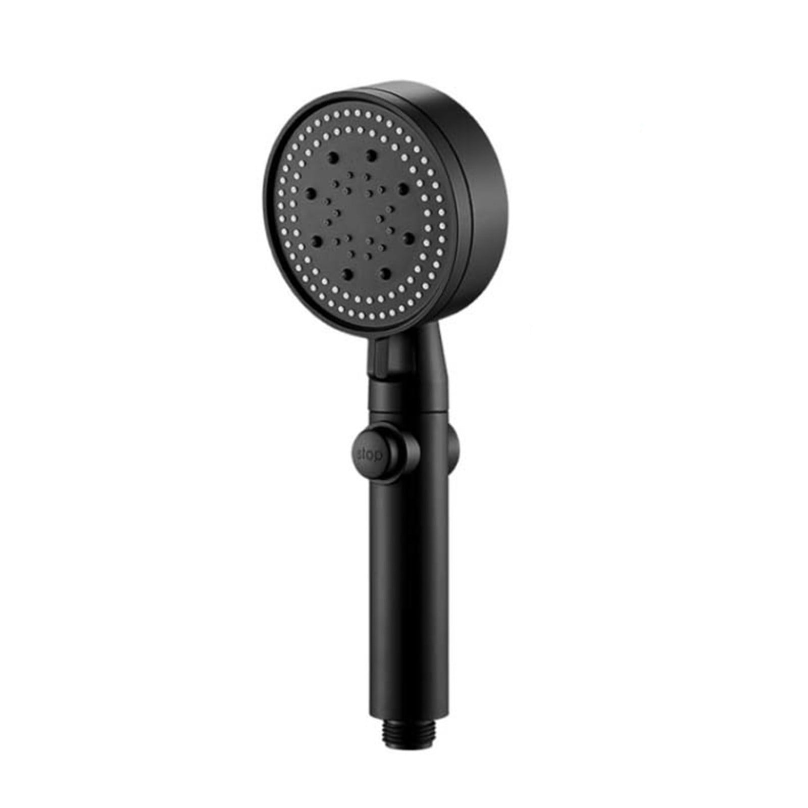 SDJMa Black Handheld Shower Head,Multifunctional High Pressure Shower Head with 5 Functions
