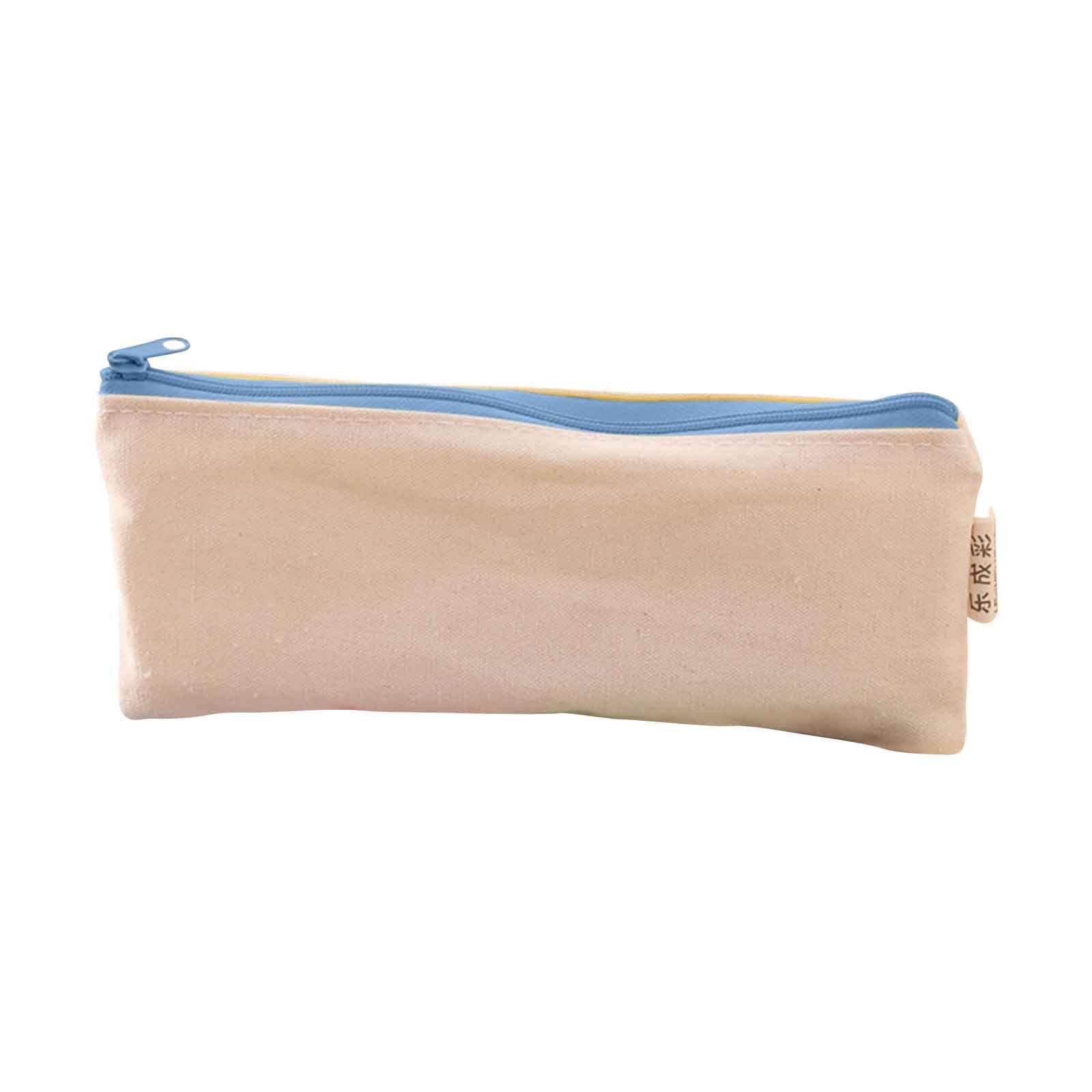 Canvas zipper pouch bulk deals