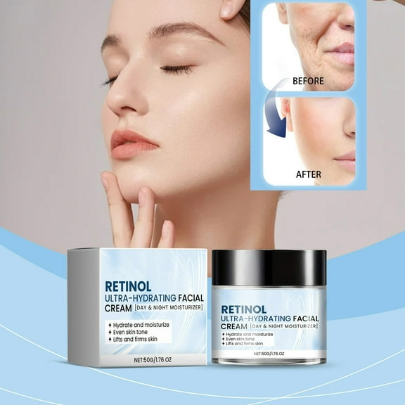 SDJMa Brightening Anti-Wrinkle Cream, Tightens & Lifts Facial Skin, Enhances Contour, Deeply Moisturizes for Youthful Look, 50g