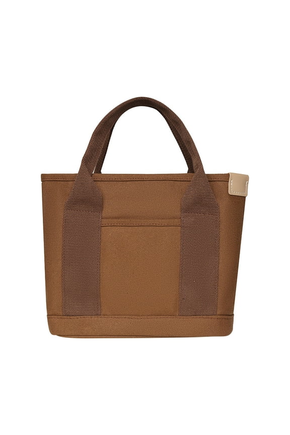 Canvas Tote Bag for Women Crossbody Shoulder Handbags Multi-Pocket Handbag Teen Girl Cute Casual School Bag 2022