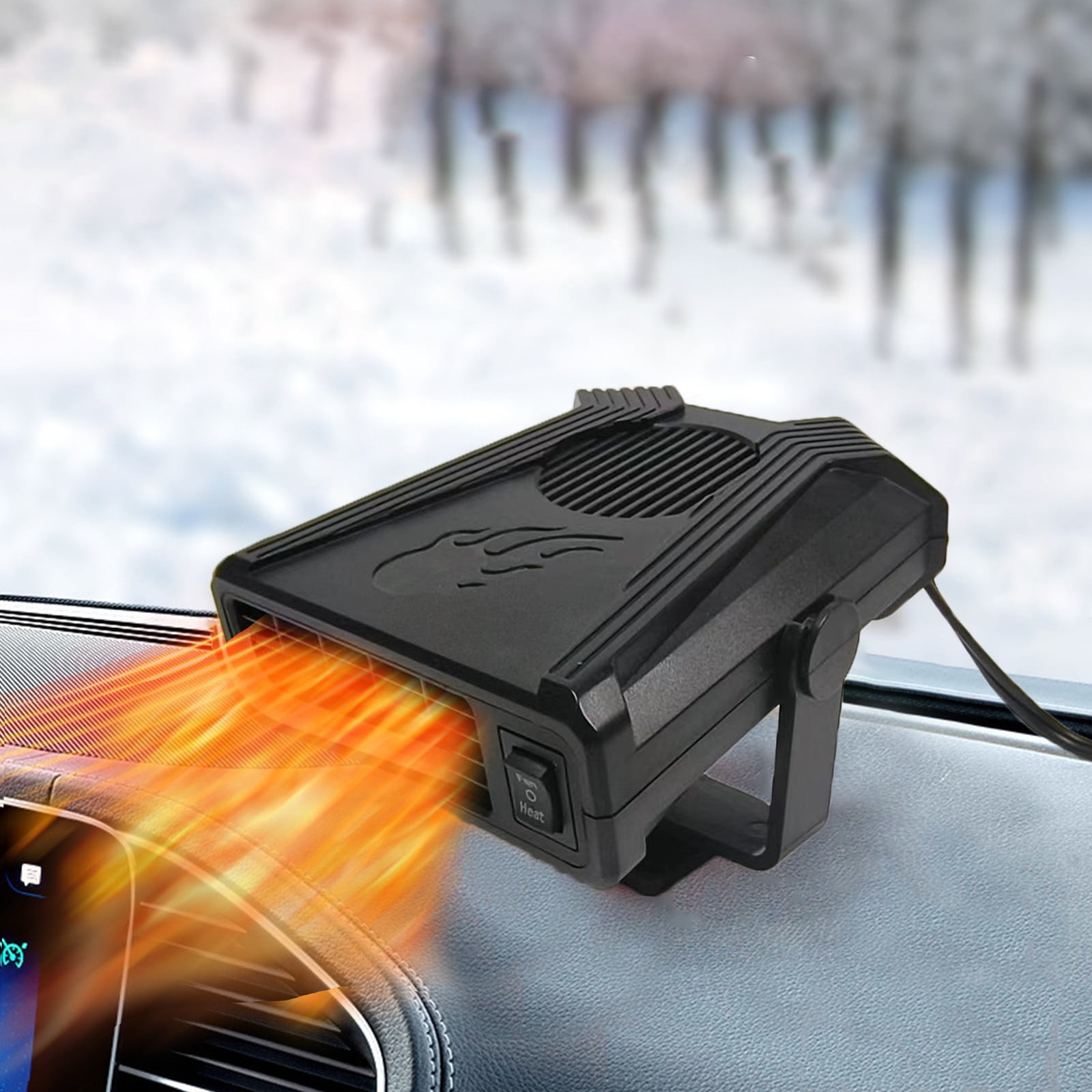 SDJMa Car Heater 24V 150W Portable Car Heater That Plugs into