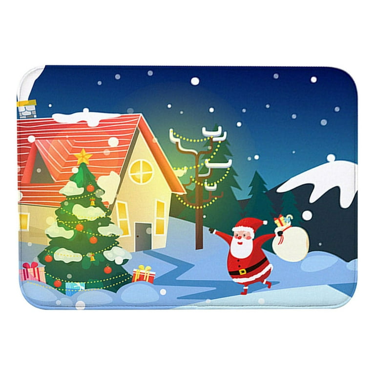 SDJMa Christmas Doormat - Winter Holiday Xmas Doormats for Outdoor Entrance  Home, Front Door Christmas Decorations, Christmas Decorations for Home  Porch Indoor Outdoor,24×36 inch 